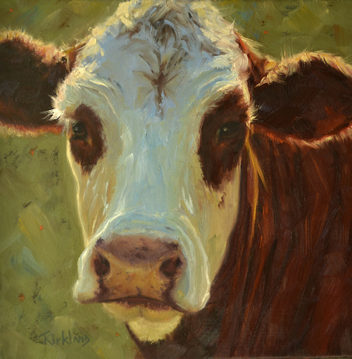 Meadow Gaze 12x12  $675 at Hunter Wolff Gallery